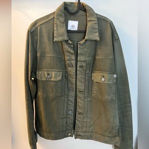 AG Jeans green denim jacket